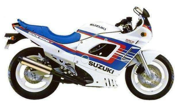 Suzuki gsx600f store 1991